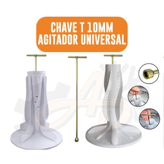 Chave T 10mm Longa Universal 48cm / 62cm para Agitador Lavadora de Roupas todas principais marcas