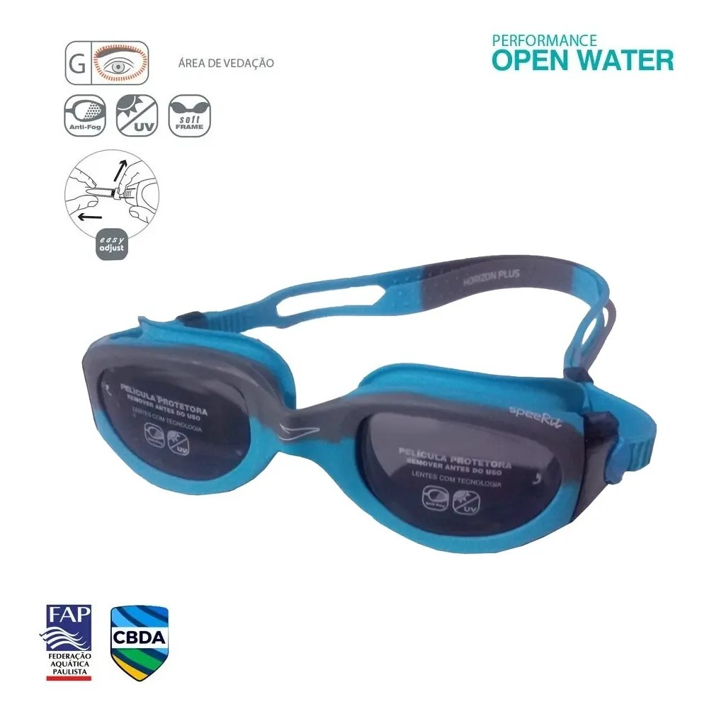 Óculos Natação Speedo Horizon Plus Espelhado Triathlon
