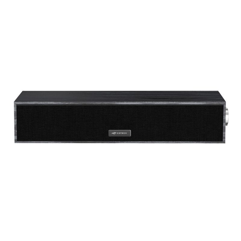 Caixa De Som 6w Usb Barra Preta Sb-30bk C3 Tech | Soundbar | Speaker | Desktop | Alto Falante
