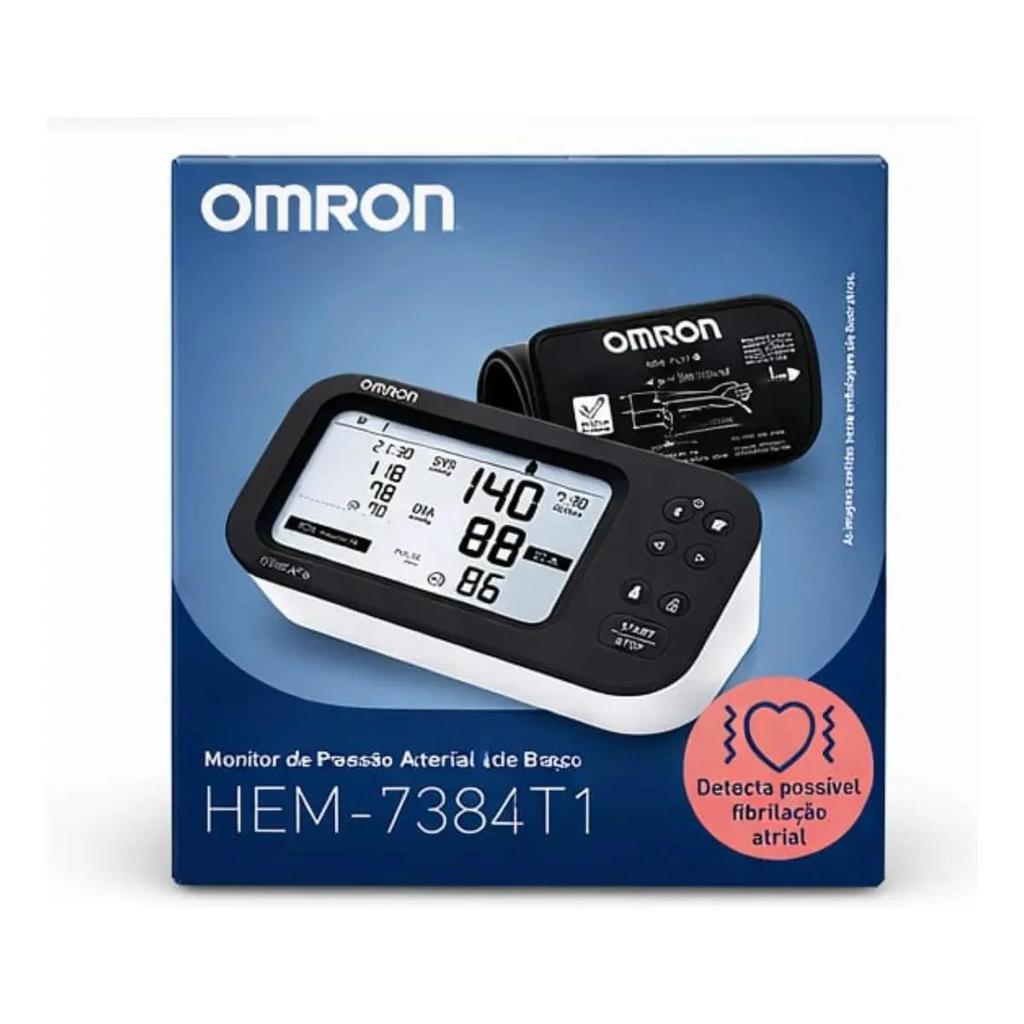 Medidor De Pressão Digital Omron Arterial De Braço Hem-7384t