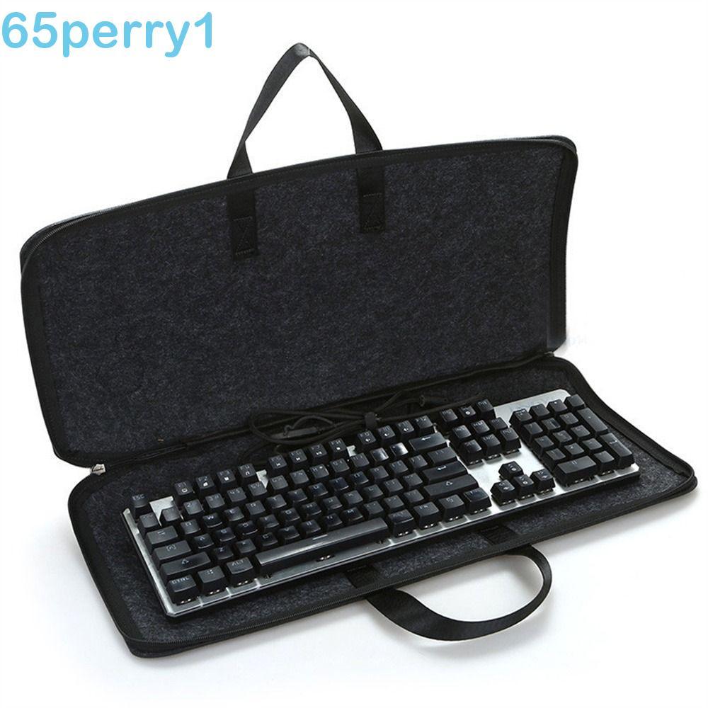 PERRY1 Mecânico Teclado Bolsa Acessórios De Feltro Macio Periféricos De Computador Organizador De Armazenamento Para