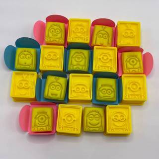 Ejetor De Brigadeiro Minions Kit 9 Moldes Carimbo Doces Gourmet