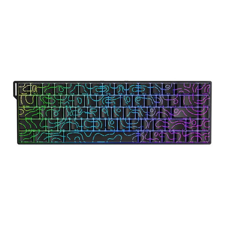Teclado Magnetico Ajazz AK680 V2 HE, RGB, Switch Hall Effect, Contour Black, AK6