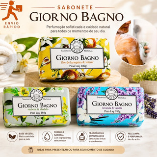Sabonete Giorno Bagno Natural 180Gr