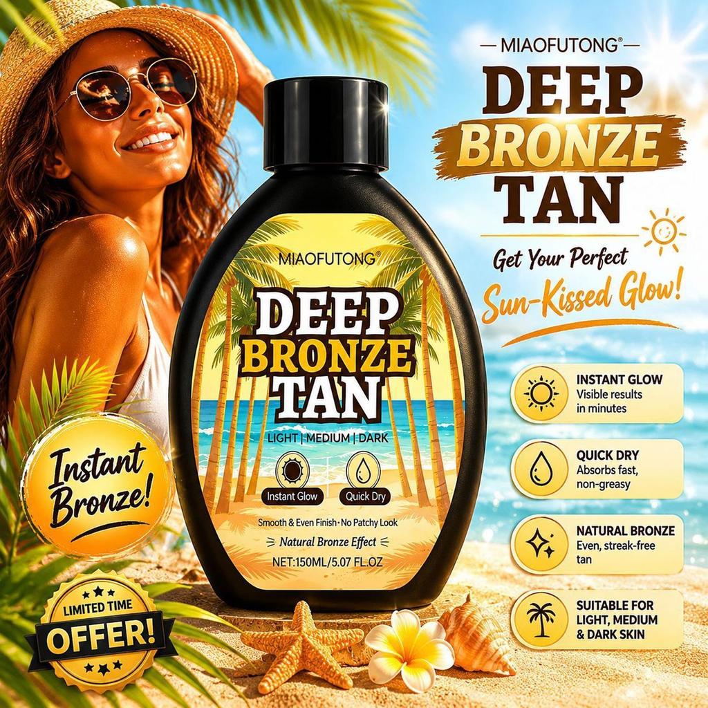 Loção Bronzeadora Para Cama Com Bronzer 150ml , De Bronze Profundo Adultos , Ambientes Internos E Externos , Praia xurit