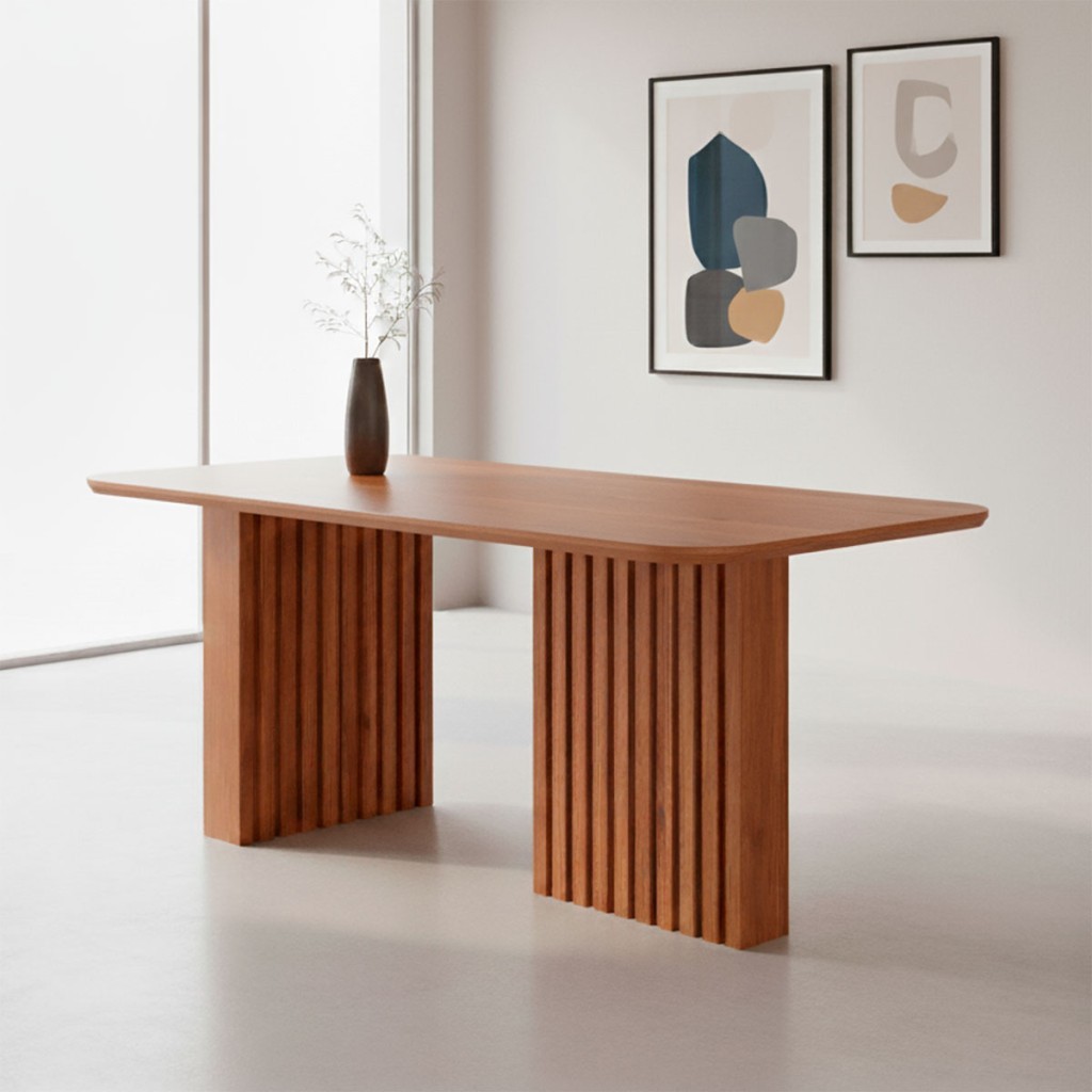 Mesa de Madeira Ester 180 Cm Cinamomo - Cimol