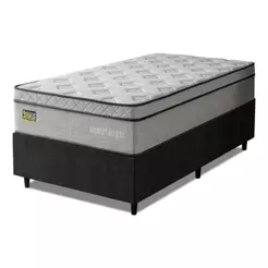 Cama Box Colchão Solteiro Ortopédico D33 88x188x72cm Minotauro Hellen - Suporta até 120 kg