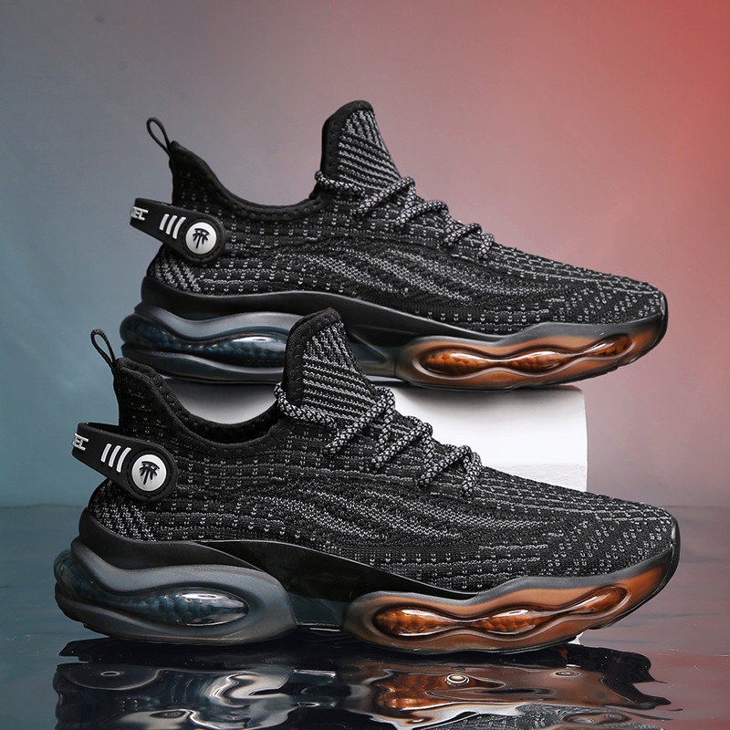 Putian coco sapatos masculinos outono 2024 novo estilo esportes lazer correndo primavera outono masculino de sola grossa