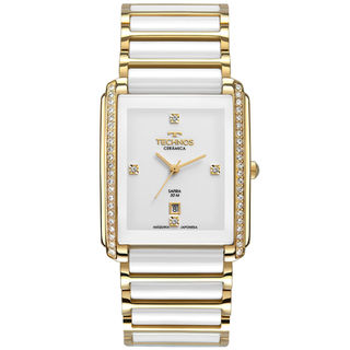 Relógio Technos Feminino Cerâmica Dourado - GN10AX/4B