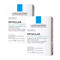 Kit 2 Sabonete Facial em Barra Effaclar Alta Tolerância La Roche-Posay 70g