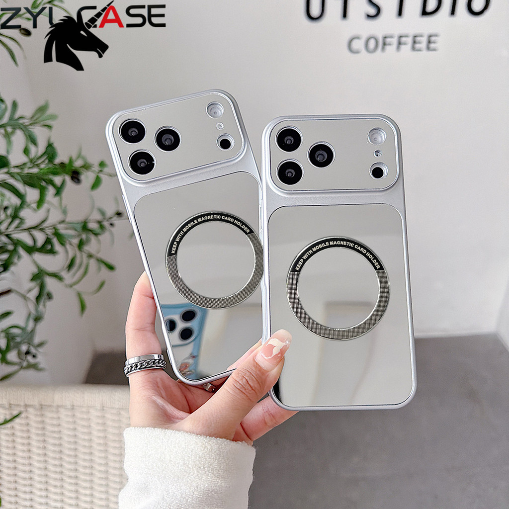 Caixa De Espelho Da Moda Para Samsung A17 A16 A15 A07 A06 A05 A14 A13 A12 A56 A55 A54 A53 A52 A22 A04E A03 A03s A02S S26