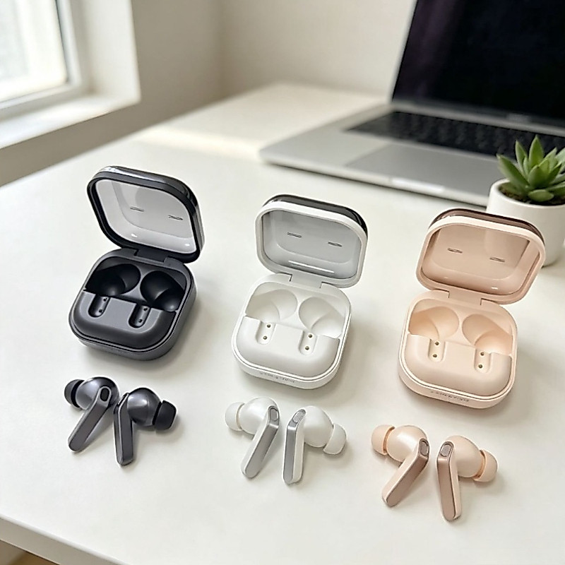Fones de Ouvido Buds4 Pro, TWS, Bluetooth sem fio, intra-auriculares, redução de ruído inteligente, som HiFi estéreo,