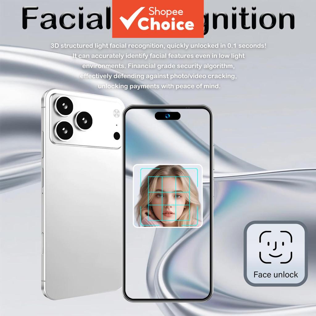 Smartphone 17 Pro 6.7 Dual SIM 128GB Expansível Câmera Chave 3+64GB