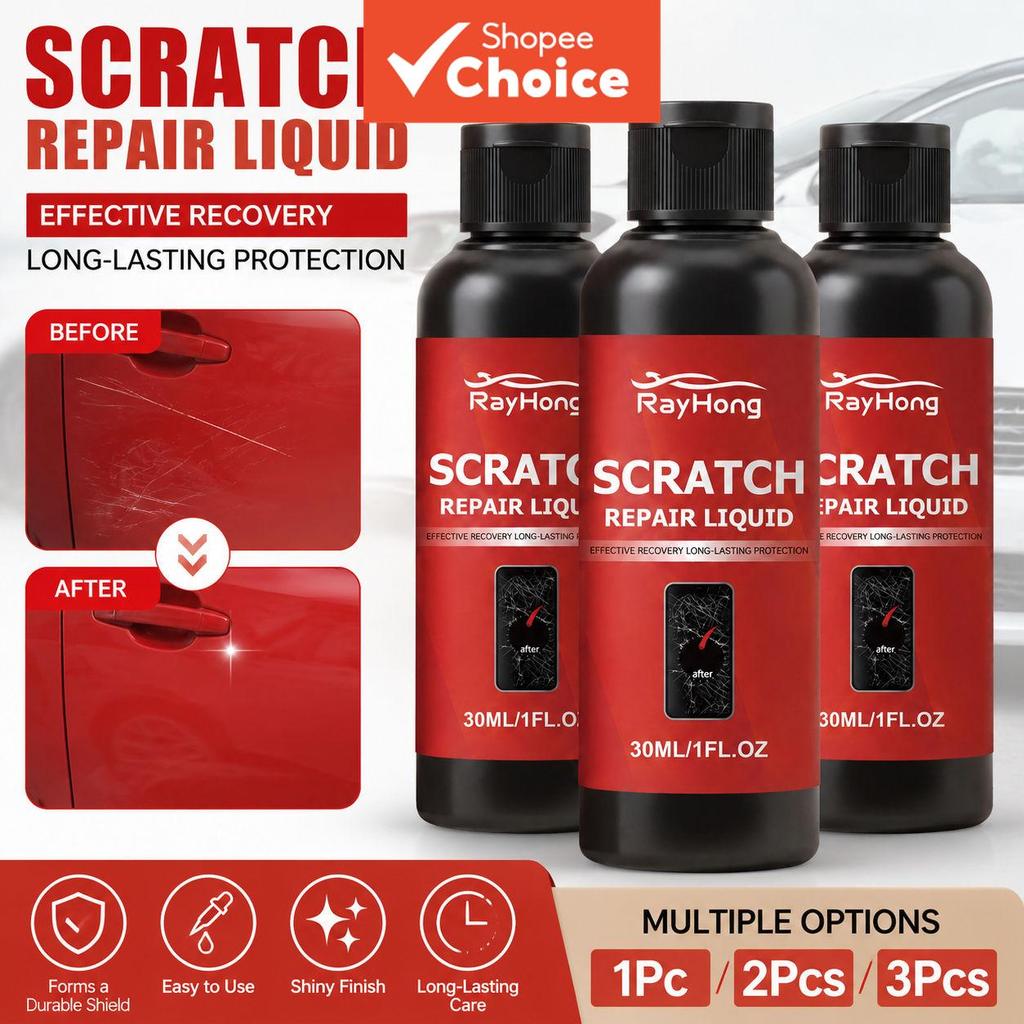 Borracha de Risco 30ml – Elimina Marcas, Restaura o Brilho, Fórmula Segura para Pintura de Carros