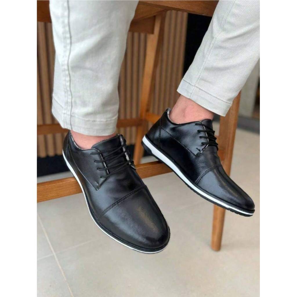 Sapato Oxford Masculino Elegante Casual Social Moda Homem Esporte Fino Elegante Trabalho