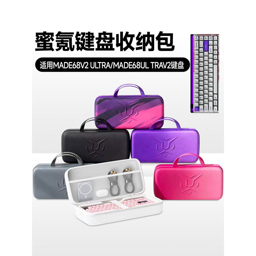 Hubing Adequado para MelGeek MelGeek Krypton Bee MADE68V2 ULTRA Bolsa de armazenamento de teclado made68ultrav2 Bolsa de