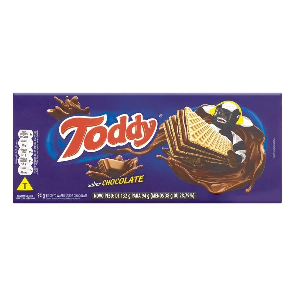 Biscoito Toddy Wafer Chocolate 58x94g