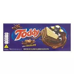 Biscoito Toddy Wafer Chocolate 58x94g