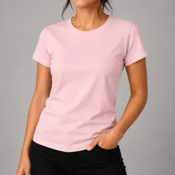 Camiseta Feminina Básica Casual Para Dia A Dia Trabalho Academia Caminhada 100% Algodão Leve Macia