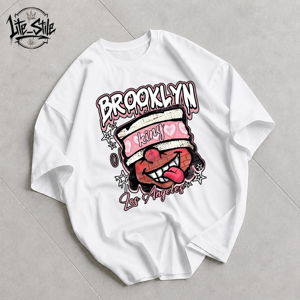 Camiseta Brooklyn Streetwear Moda de Rua Masculino Feminino 100% Algodão Premium Lançamento Envio Imediato