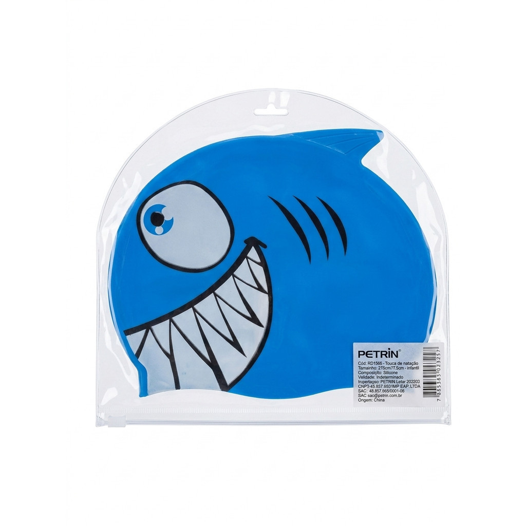 Touca Natação Silicone Personagem Infantil Piscina Mergulho