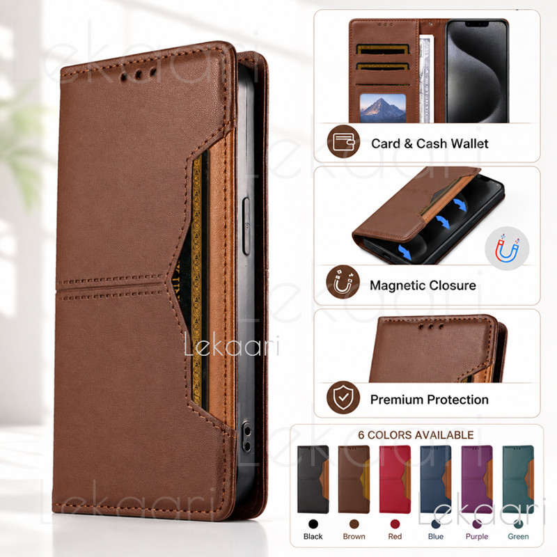 Capa Flip Para Samsung Galaxy A08 A18 A07 A17 A27 A37 A57 A06 A16 A26 A36 A56 A15 A25 A35 A55 A04e A14 A24 A34 A54 A13 A