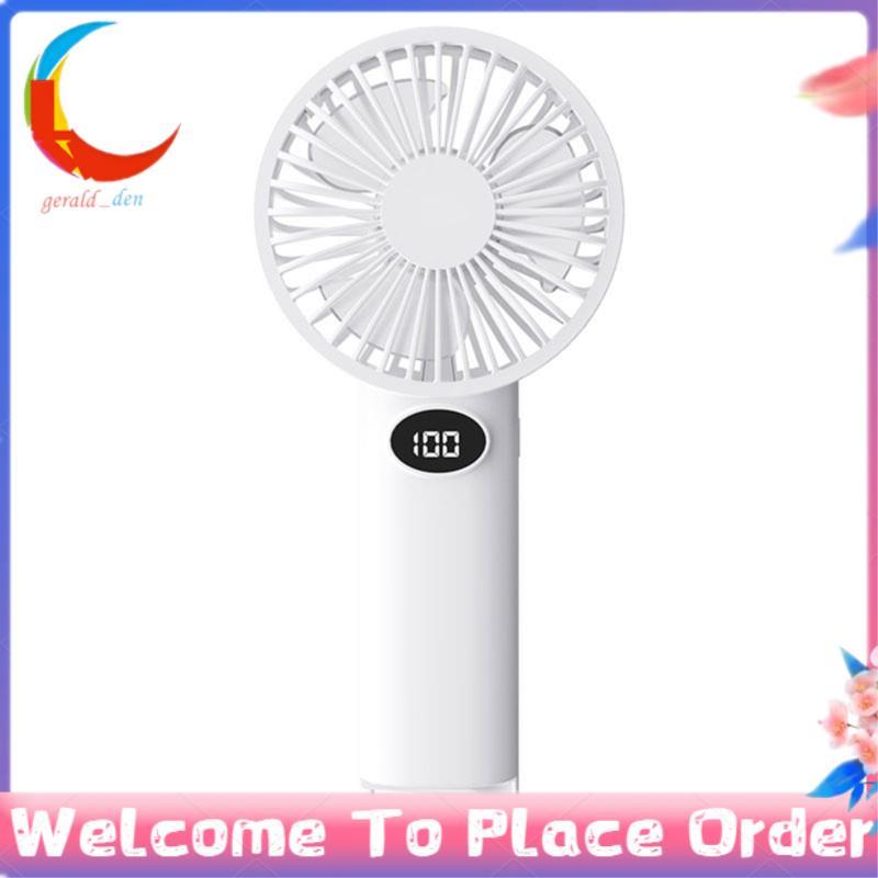 Ventilador Pequeno Portátil Com Display LCD Multiuso Vertical De Energia Eólica De 6 Velocidades W