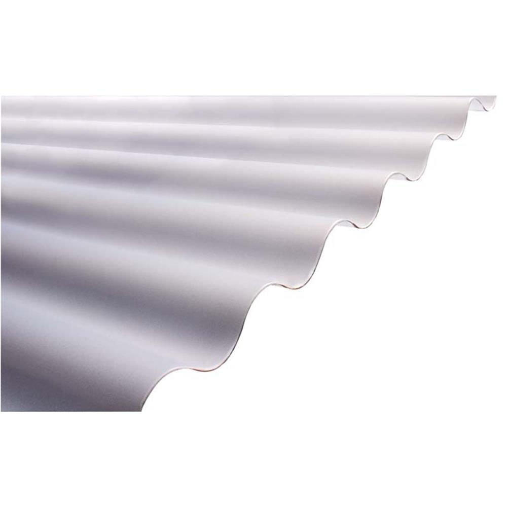 Telha Plástica Onda Baixa 1,1mm 1,22x0,50 Metro - 50.0122 - ATCO