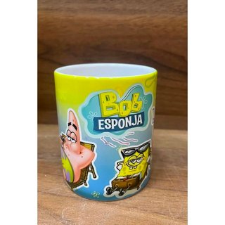 CANECA CERÂMICA BOB ESPONJA E PATRICK
