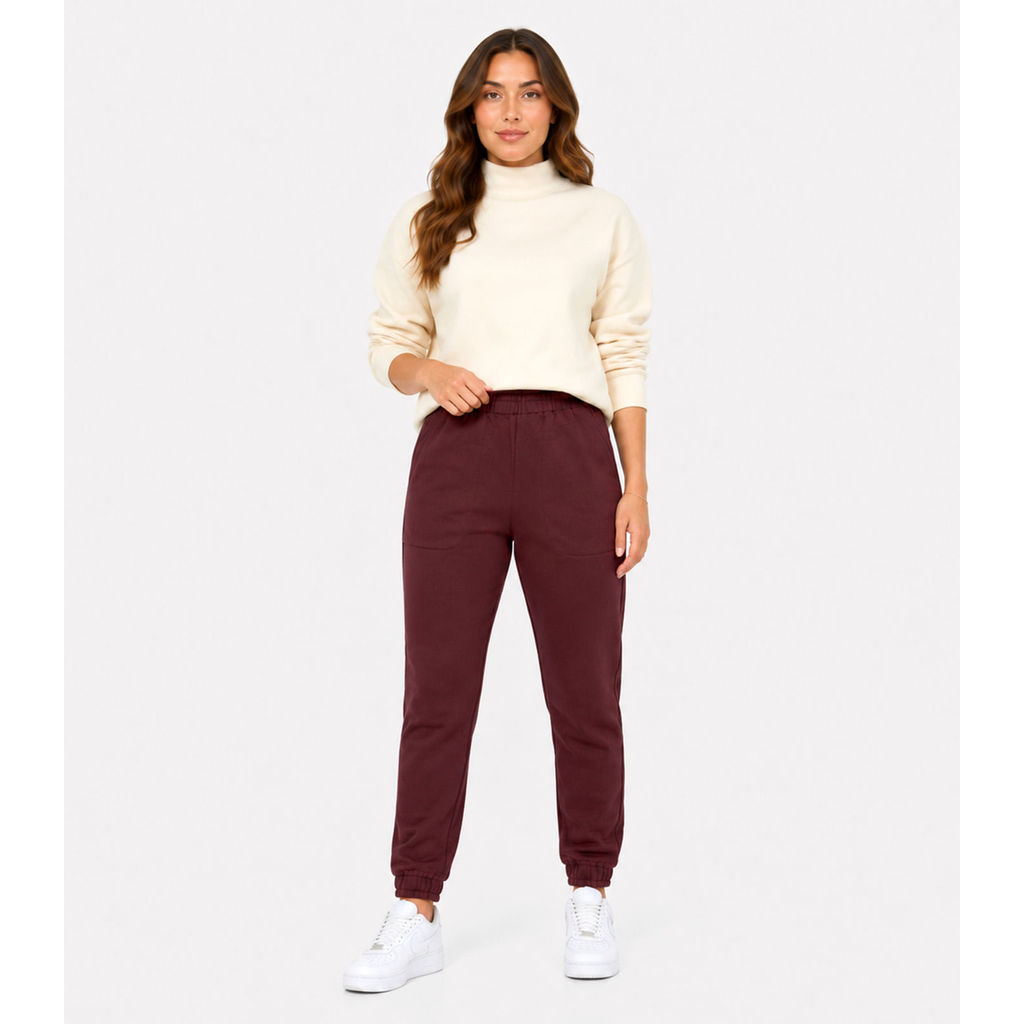 Calça Feminina Jogger Rovitex Vermelho