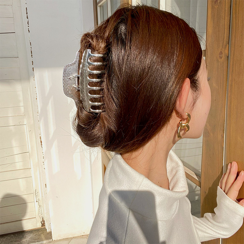 Coreia coreia ins Metal grab clip feminino nicho Design estilo legal tubarão clipe influenciador elegante grampo de cabe