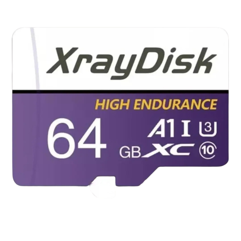 Cartão Memória Xraydisk 64GB TF Classe 10 Alta Velocidade