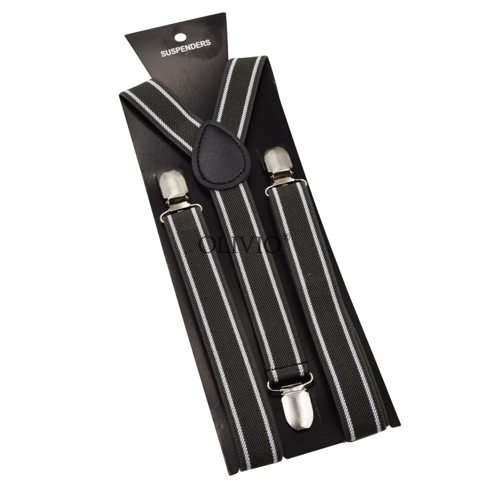 Elástico estendido cinta clipe britânico Retro na moda produto suspensórios masculinos cinto saia feminina suspensórios 