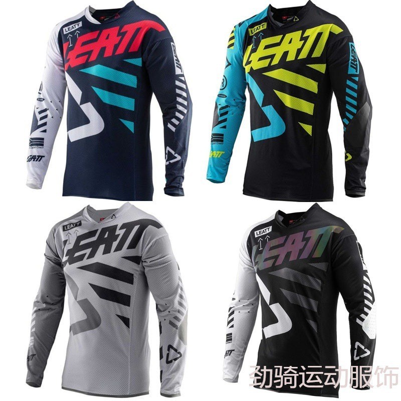 LEATT Camisa de ciclismo de Mountain Bike de secagem rápida de manga comprida com velocidade para baixo em geral para mo