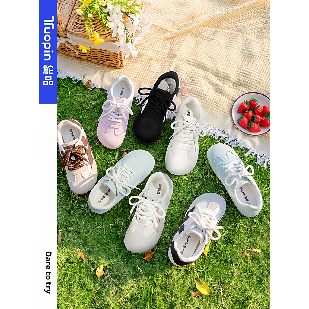 Pin Ballet sapatos de treinamento feminino primavera verão All-Match sapatos femininos nicho sapatos femininos tênis Re