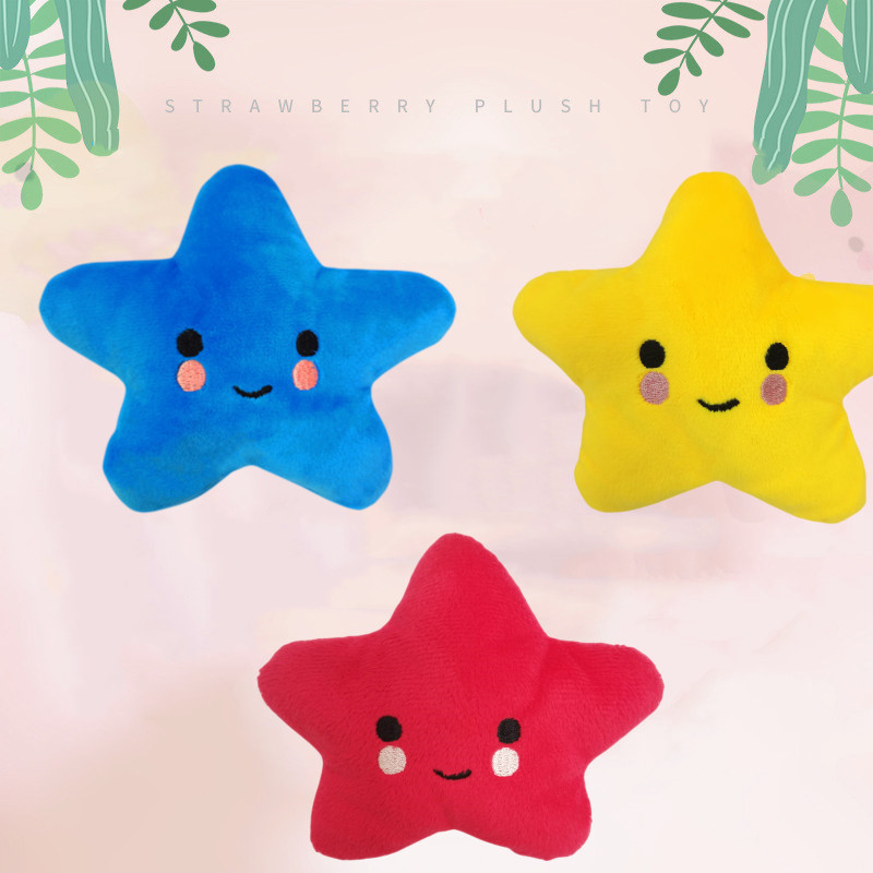 Brinquedos para cães estrela nuvem brinquedos cristal pelúcia dentes limpeza molares calmantes brinquedos para animais d