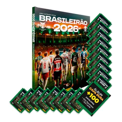 Brasileirão 2026 Álbum Capa Dura+100 Envelopes (500fig/100cd) (PRÉ-VENDA com envio previsto em Setembro/2026)
