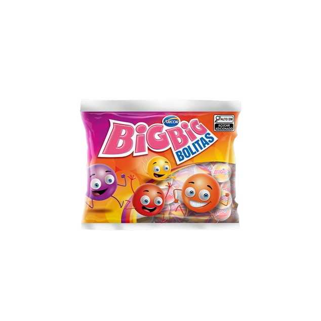 Chiclete Big Big Bolitas Sortidos Arcor 252g · foto 2