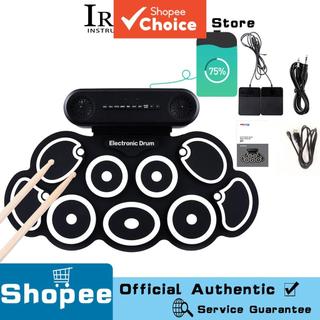 Bateria Eletrônica IRIN USB Prática Portátil de Bateria Eletrônica Suporta MIDI BT Várias Conexões de Áudio Saída para