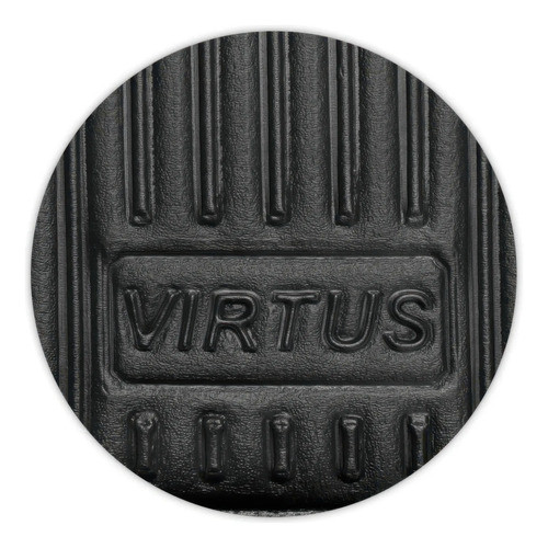 Tapete Bandeja Porta Malas Virtus 2018-2026 Carbag 01.10 Preto 3D 5D Borda Alta Impermeável — imagem 2 de 2
