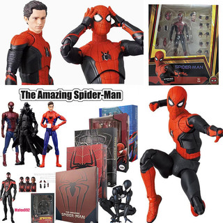 CT Toys Mafex Homem-Aranha No. 194 Figura de Ação SHF Miles Morales Brinquedos Mafex147 Homem-Aranha Símbiose Noir ZBWG 