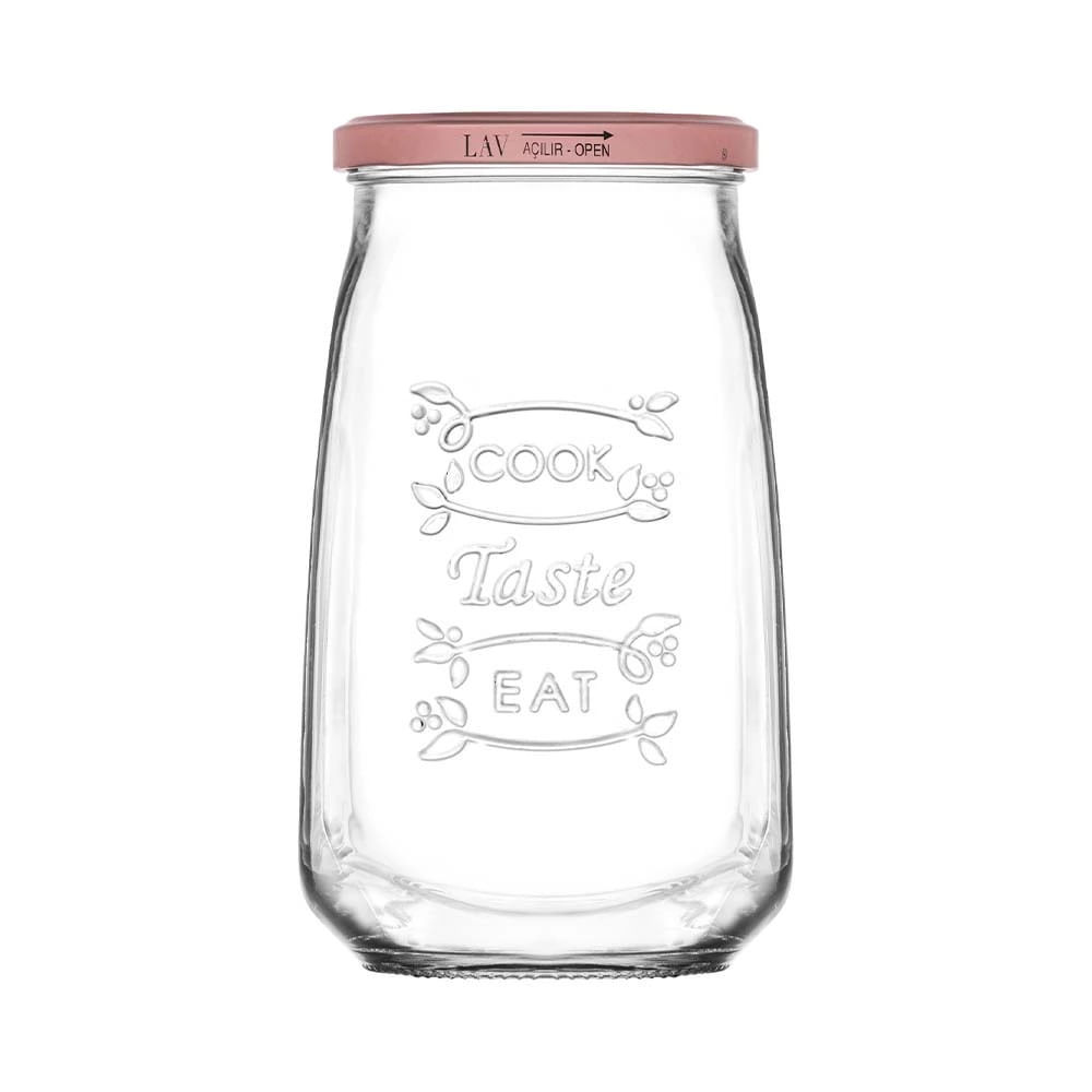 Pote de Vidro Le Tasty Incolor 1L