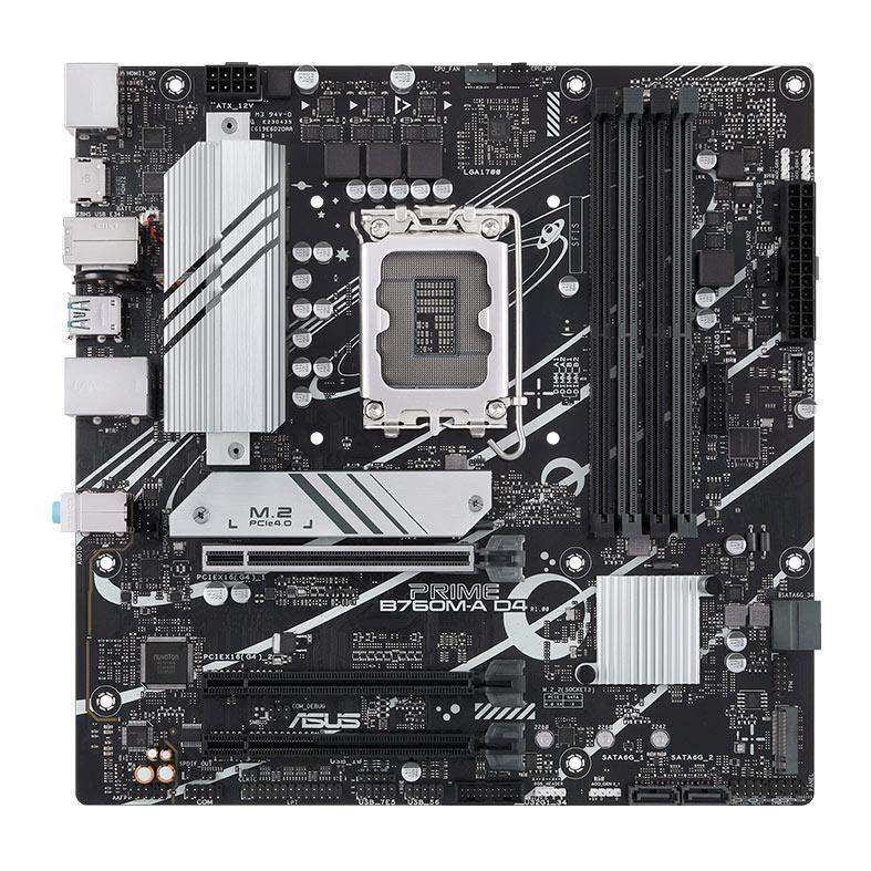 Placa Mae Asus Prime B760M-A D4, DDR4, Socket LGA1700, M-ATX, Chipset Intel B760, PRIME-B760M-A-D4 (Pichau Oficial)