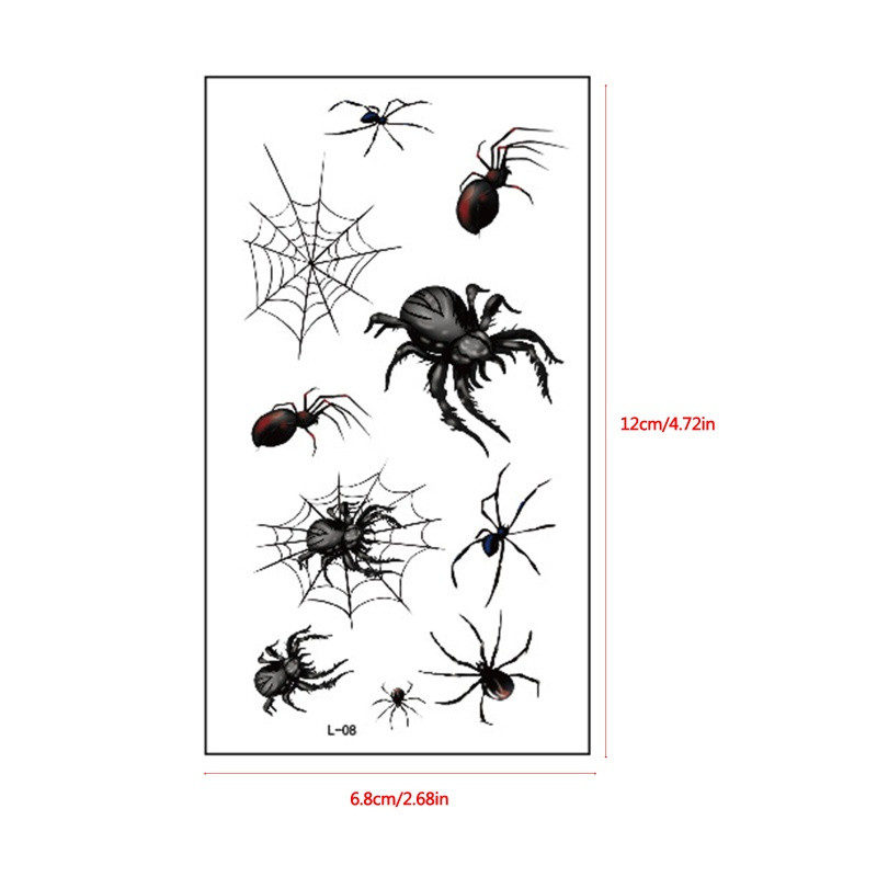 2026, apenas 10 unidades disponíveis: adesivos de teia de aranha assustadora com tema de Halloween.