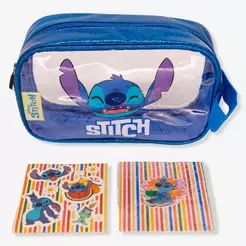 Necessaire com Adesivos Stitch - Disney