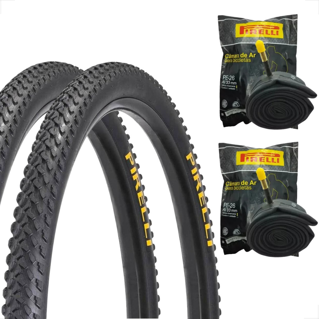 Par Pneu Pirelli Scorpion aro 26 x 2.0 MTB Montadinha Motorizada Bike + Par Camara de ar Pirelli · foto 2