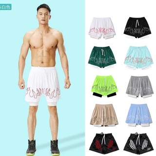 [10 cores] Calções de desporto para homem, calções de corte largo.