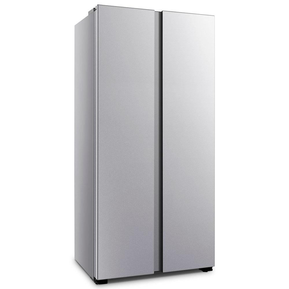 Geladeira Hisense Inverter Side by Side RS3P428, 441 Litros, Inox - 220 Volts