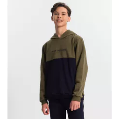 Moletom Juvenil Masculino Com Capuz Minty Verde