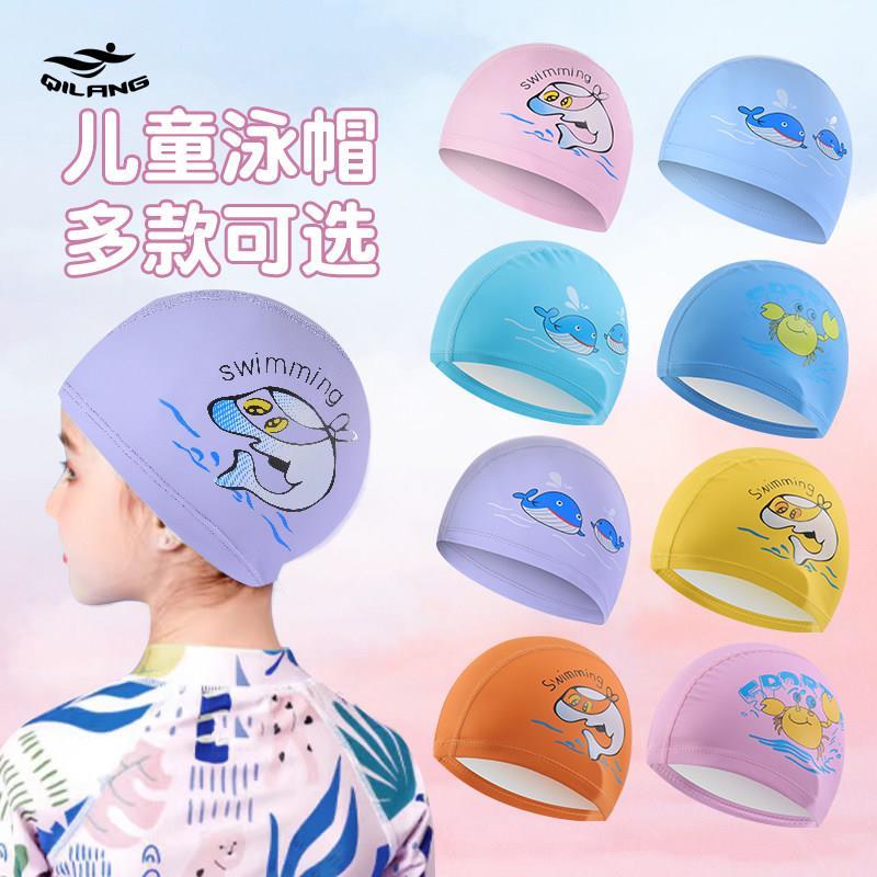 Crianças à prova dwaterproof água proteção de ouvido touca de natação impresso dos desenhos animados touca de natação me
